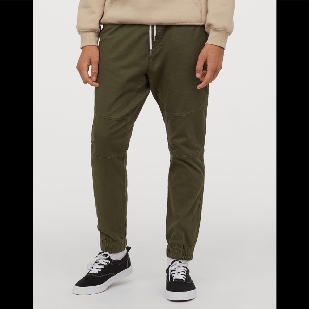 H&M Divided Cotton Twill Joggers